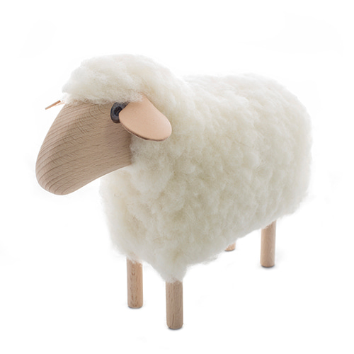 아기양(Q)Tiny Little Lamb, white furmade in Germany 